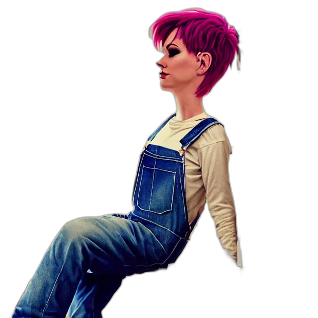 jacket, concept art, 3d render, cartoon, photorealistic, full, body, pose transparent PNG cut-out