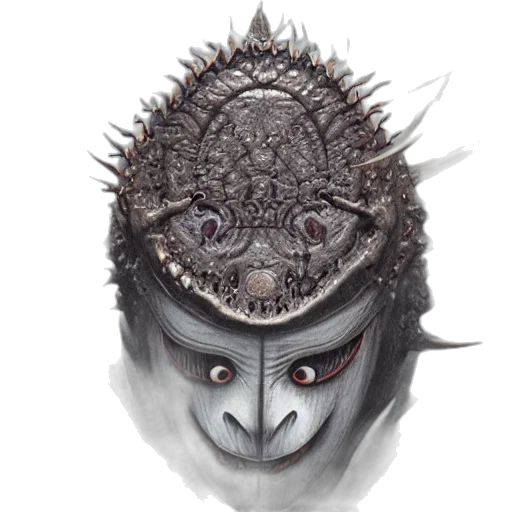 mask, face, crown, creature transparent PNG cut-out