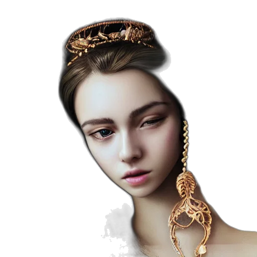 jewelry, crown, face, hat transparent PNG cut-out