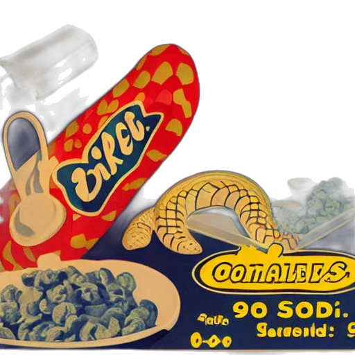 food, stylized, advertisement, snake transparent PNG cut-out