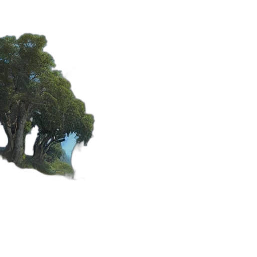 tree, crown, creature, animal transparent PNG cut-out