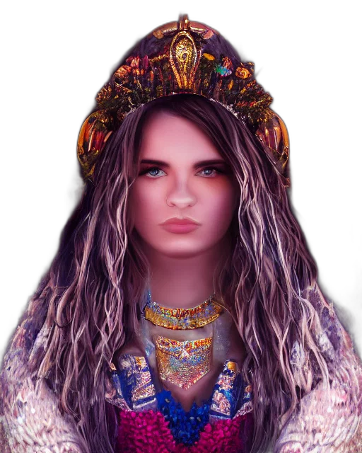 face, jewelry, hair, crown transparent PNG cut-out