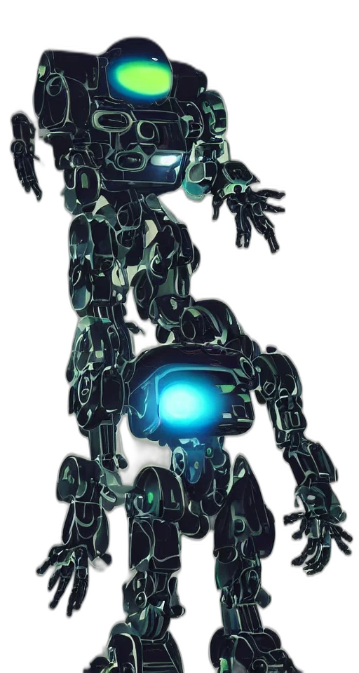 robot, weapon, staff, concept art transparent PNG cut-out