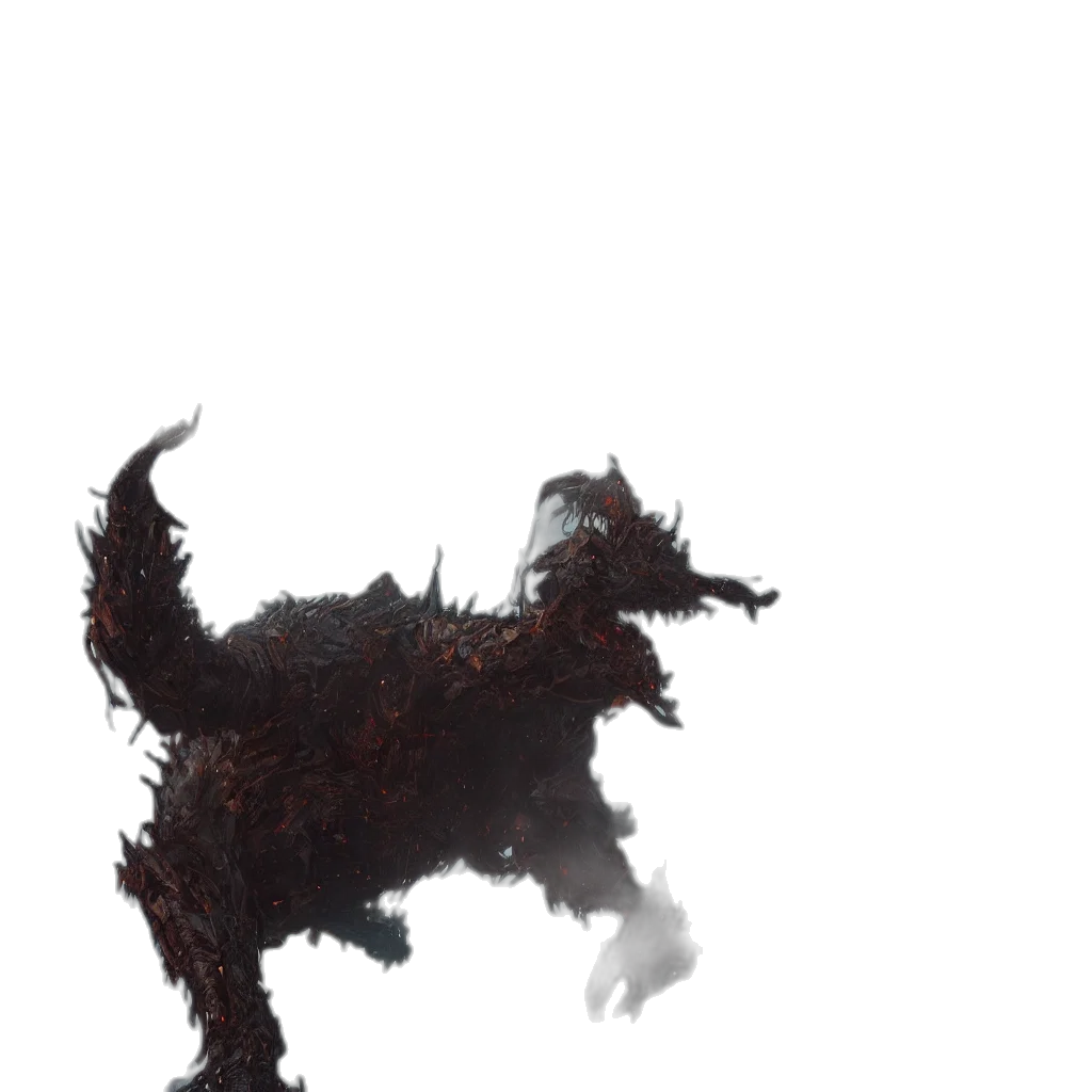 creature, animal, dragon, staff, concept art, 3d render, pixel art, fantasy art transparent PNG cut-out