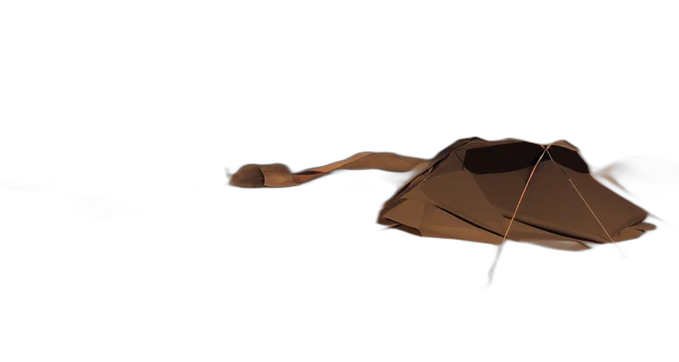 umbrella, hat, staff, weapon, 3d render, concept art, photorealistic, earth tones transparent PNG cut-out