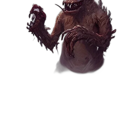 creature, dragon, animal, staff, concept art, fantasy art, pixel art, 3d render transparent PNG cut-out