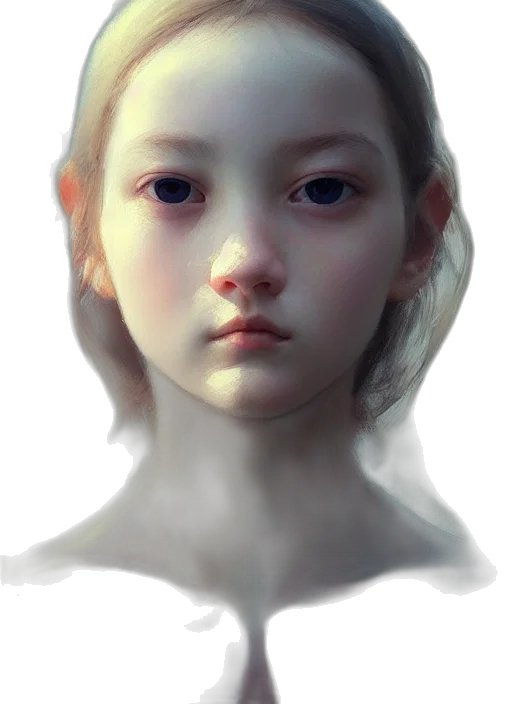 face, mask, robot, creature, photorealistic, 3d render, concept art, fantasy art transparent PNG cut-out