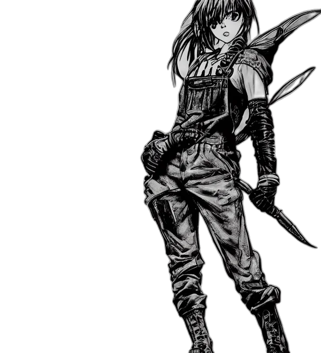 sword, weapon, staff, comic book art, concept art, fantasy art, pencil sketch, monochrome transparent PNG cut-out