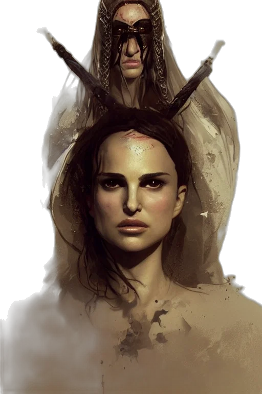 face, crown, mask, hair transparent PNG cut-out