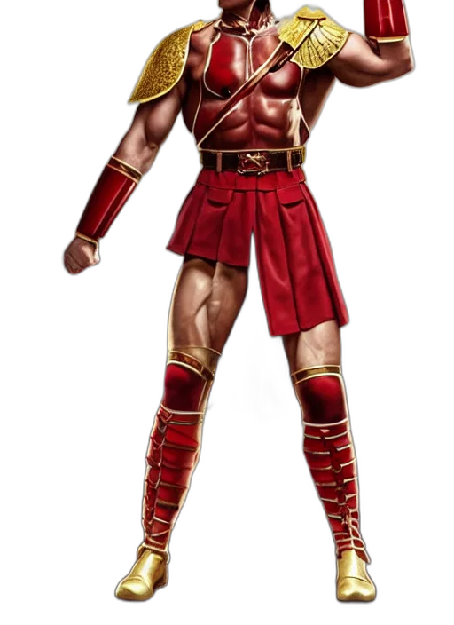 staff, concept art, comic book art, fantasy art, 3d render, red, elegant, full transparent PNG cut-out
