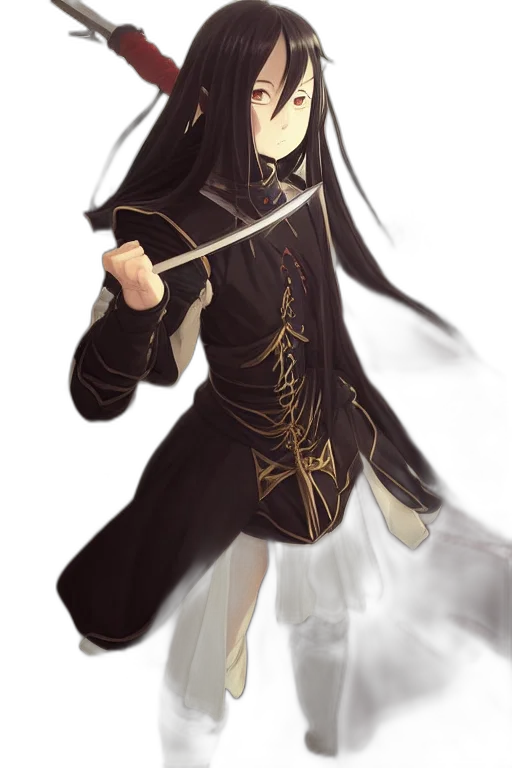 staff, sword, weapon, dress transparent PNG cut-out