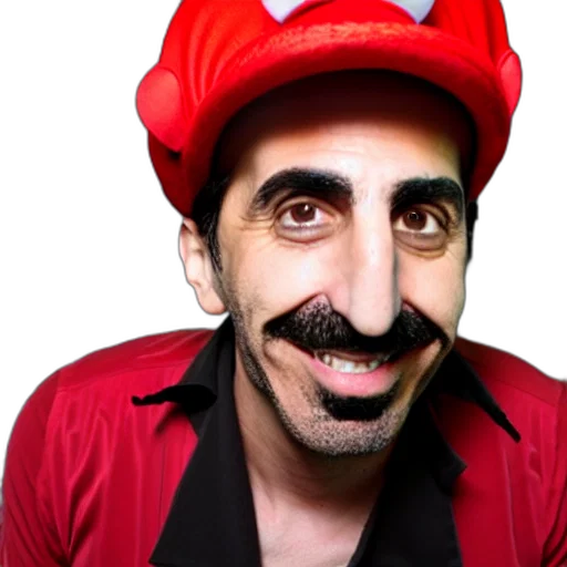 hat, mask, face, animal, concept art, serj, tankian, wearing transparent PNG cut-out