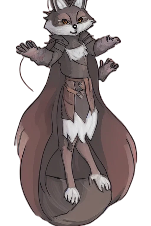 staff, creature, dress, concept art, fantasy art, pixel art, watercolor, earth tones transparent PNG cut-out
