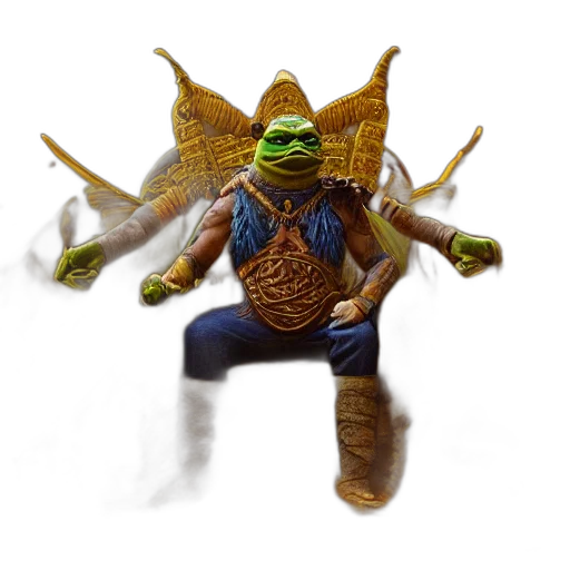 creature, staff, dragon, mask transparent PNG cut-out