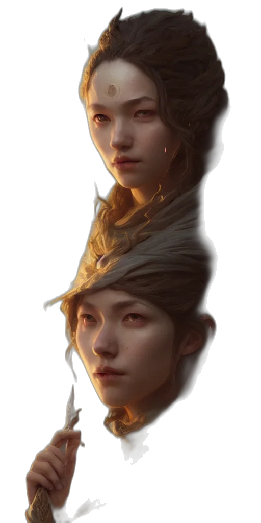 face, crown, mask, dragon transparent PNG cut-out