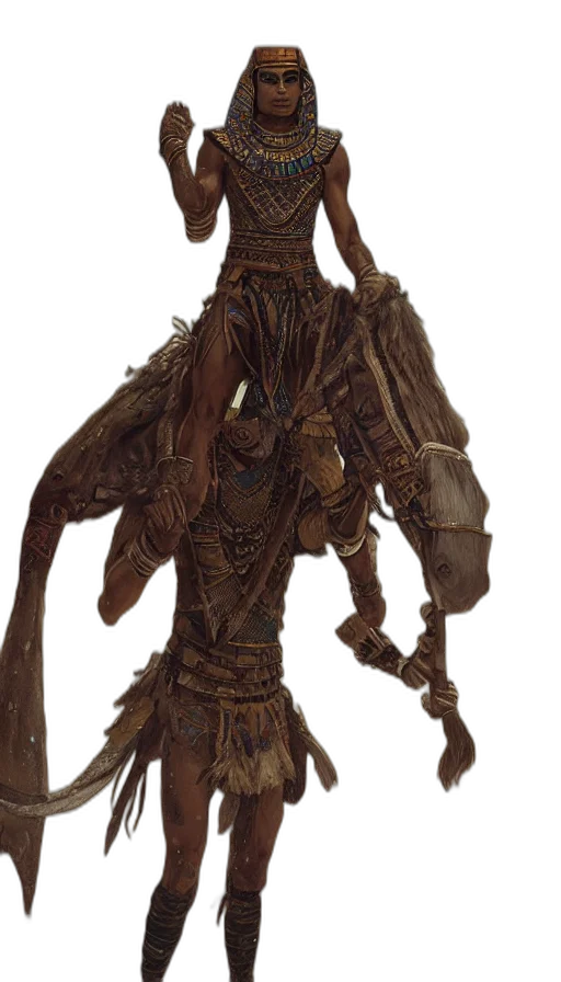 staff, creature, robot, dress transparent PNG cut-out