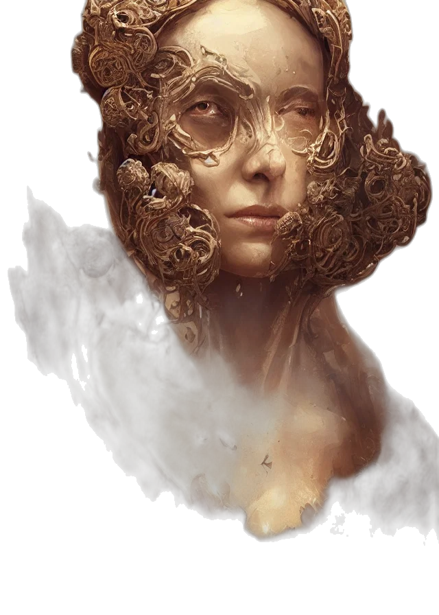 mask, face, crown, creature transparent PNG cut-out