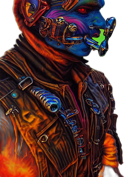 mask, jacket, face, robot transparent PNG cut-out