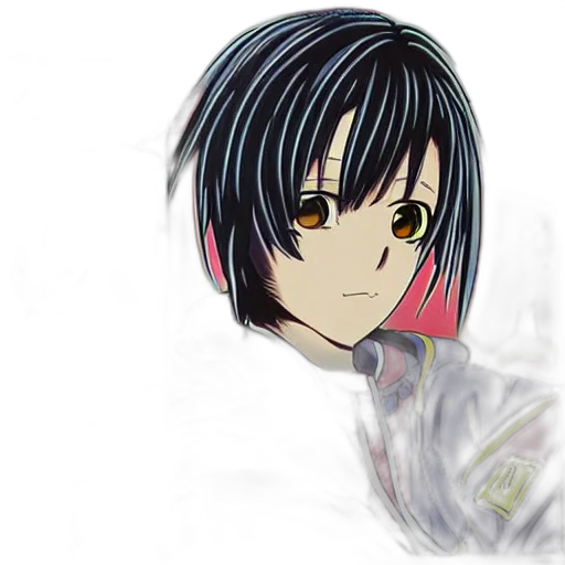 face, mask, weapon, hair transparent PNG cut-out