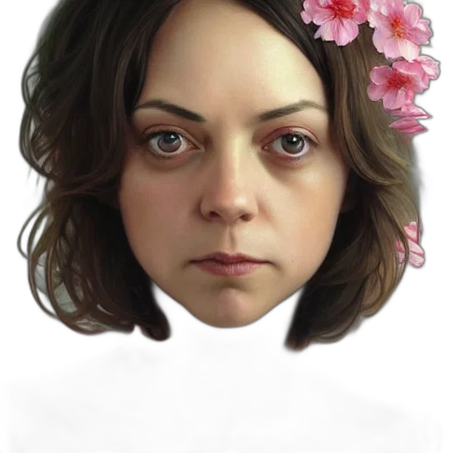 face, crown, mask, flower transparent PNG cut-out
