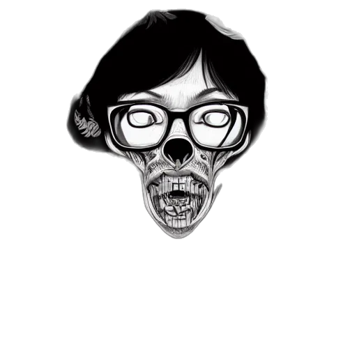 face, mask, creature, staff transparent PNG cut-out