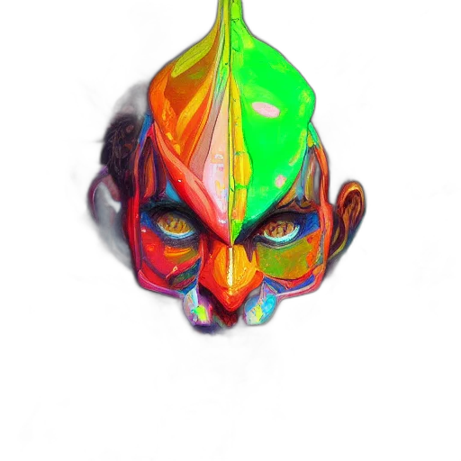 mask, face, crown, creature transparent PNG cut-out