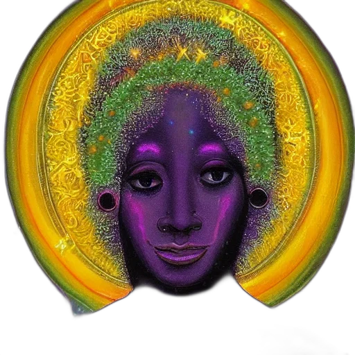 face, crown, jewelry, hair, watercolor, photorealistic, cartoon, fantasy art transparent PNG cut-out