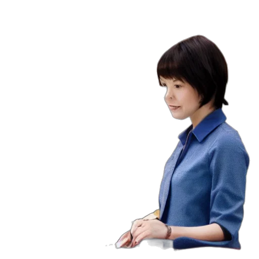 staff, robot, face, jacket transparent PNG cut-out