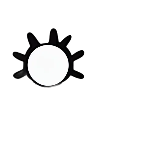 umbrella, crown, hat, staff, outer space, monochrome, dark, asdfmovie transparent PNG cut-out