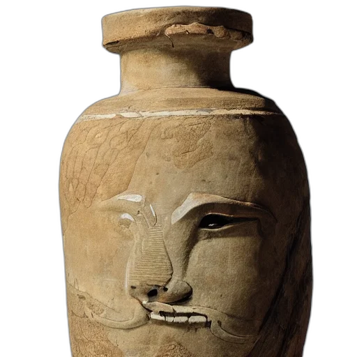mask, bottle, face, photorealistic, 3d render, ancient, vase, draw transparent PNG cut-out