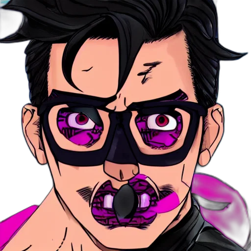 mask, face, cartoon, comic book art transparent PNG cut-out