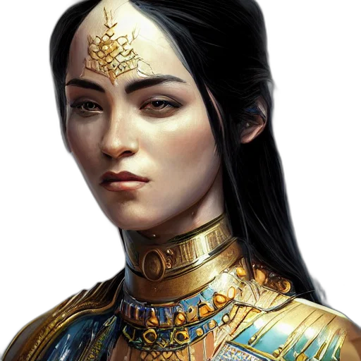 face, crown, staff, jewelry transparent PNG cut-out