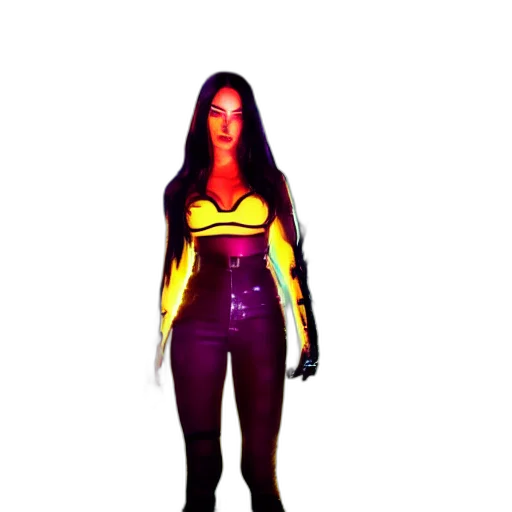 dress, creature, staff, robot, 3d render, comic book art, concept art, pixel art transparent PNG cut-out