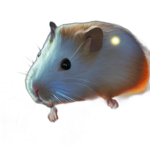 animal, creature, hat, staff, concept art, photorealistic, 3d render, watercolor transparent PNG cut-out
