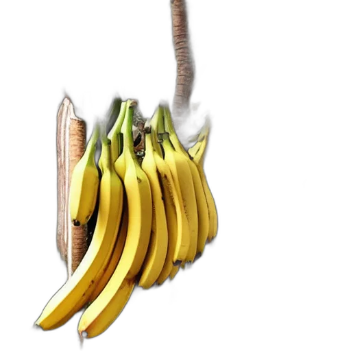 food, weapon, staff, sword, photorealistic, 3d render, concept art, banana transparent PNG cut-out