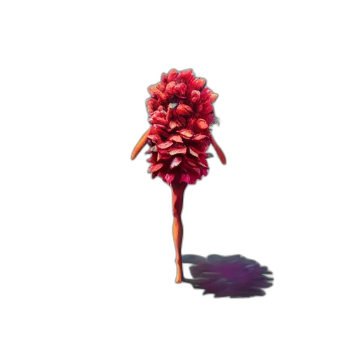flower, tree, creature, crown, concept art, pixel art, 3d render, fantasy art transparent PNG cut-out