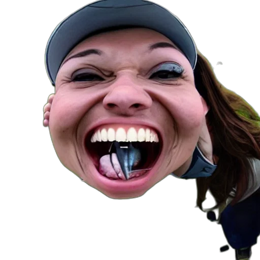 face, mask, creature, staff transparent PNG cut-out