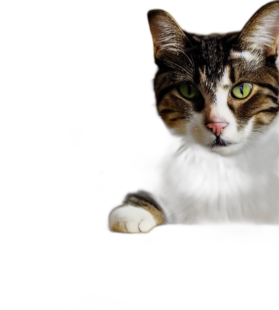 animal, staff, face, creature, photorealistic, 3d render, photo, cat transparent PNG cut-out