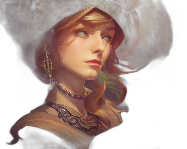 hat, crown, face, dress transparent PNG cut-out