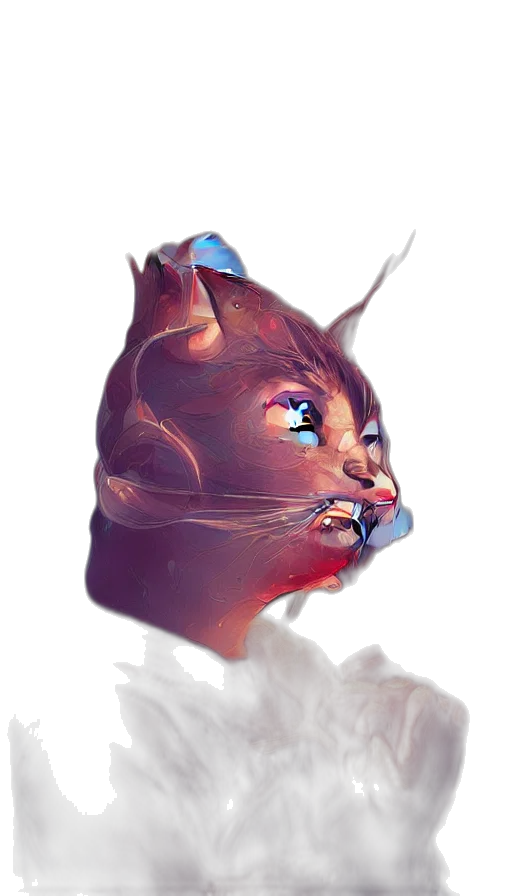 creature, mask, animal, face transparent PNG cut-out