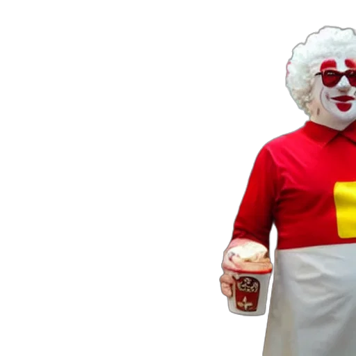 food, robot, 3d render, person transparent PNG cut-out