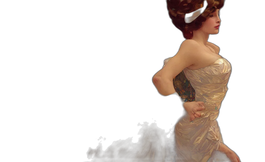 dress, 3d render, concept art, photorealistic transparent PNG cut-out