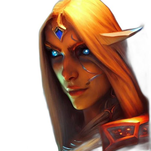 face, staff, mask, fantasy art transparent PNG cut-out