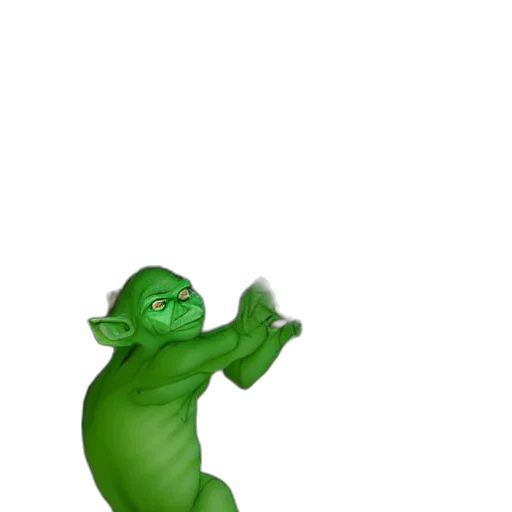dragon, staff, creature, animal transparent PNG cut-out