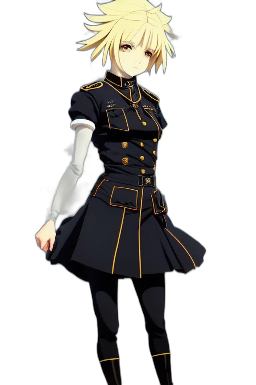 dress, staff, jacket, weapon transparent PNG cut-out