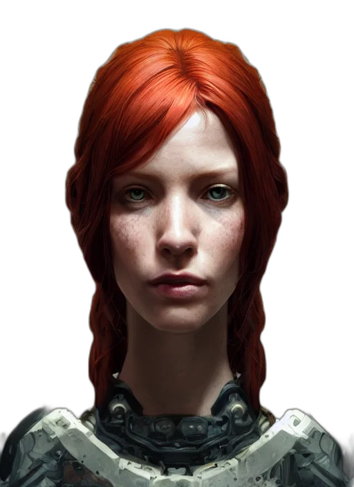 face, robot, staff, jewelry, fantasy art, concept art, photorealistic, 3d render transparent PNG cut-out