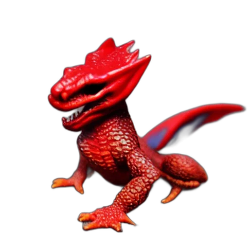 dragon, animal, creature, staff, 3d render, pixel art, concept art, photorealistic transparent PNG cut-out