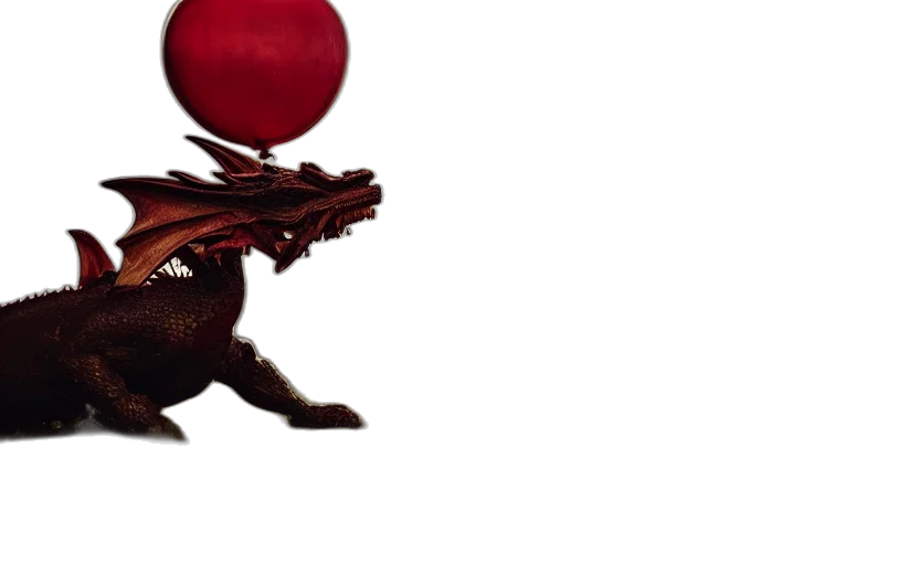 dragon, creature, robot, umbrella transparent PNG cut-out