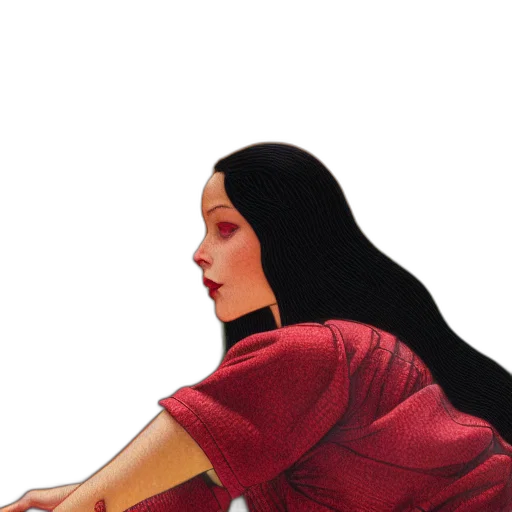 dress, hair, crown, face transparent PNG cut-out