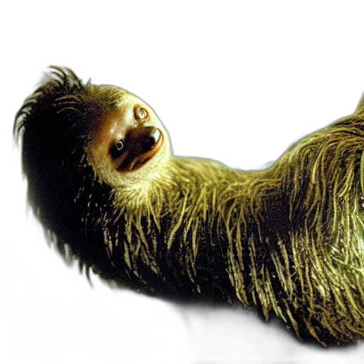 animal, creature, hair, staff, photorealistic, 3d render, concept art, portrait transparent PNG cut-out